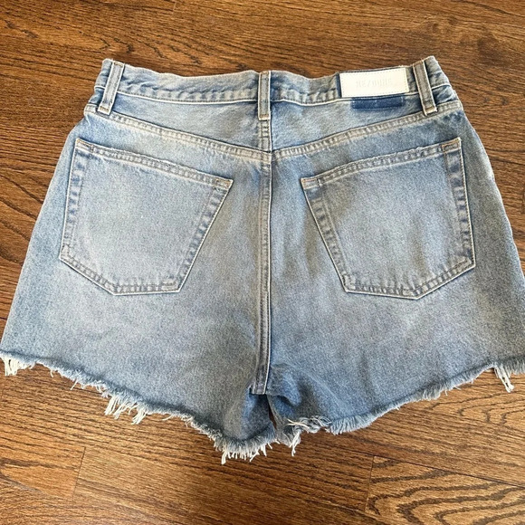 RE/DONE Revolve Hight Rise Buttoned Fly Shorts size 31 Pristine Condition - Picture 7 of 13